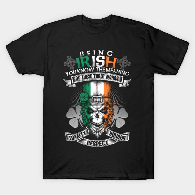 Being Irish T shirt. T-Shirt by sudiptochy29